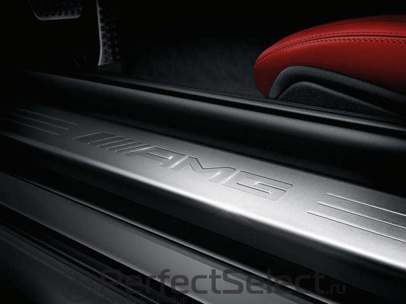 Накладки на пороги AMG, без освещения, Комплект из 2-х частей