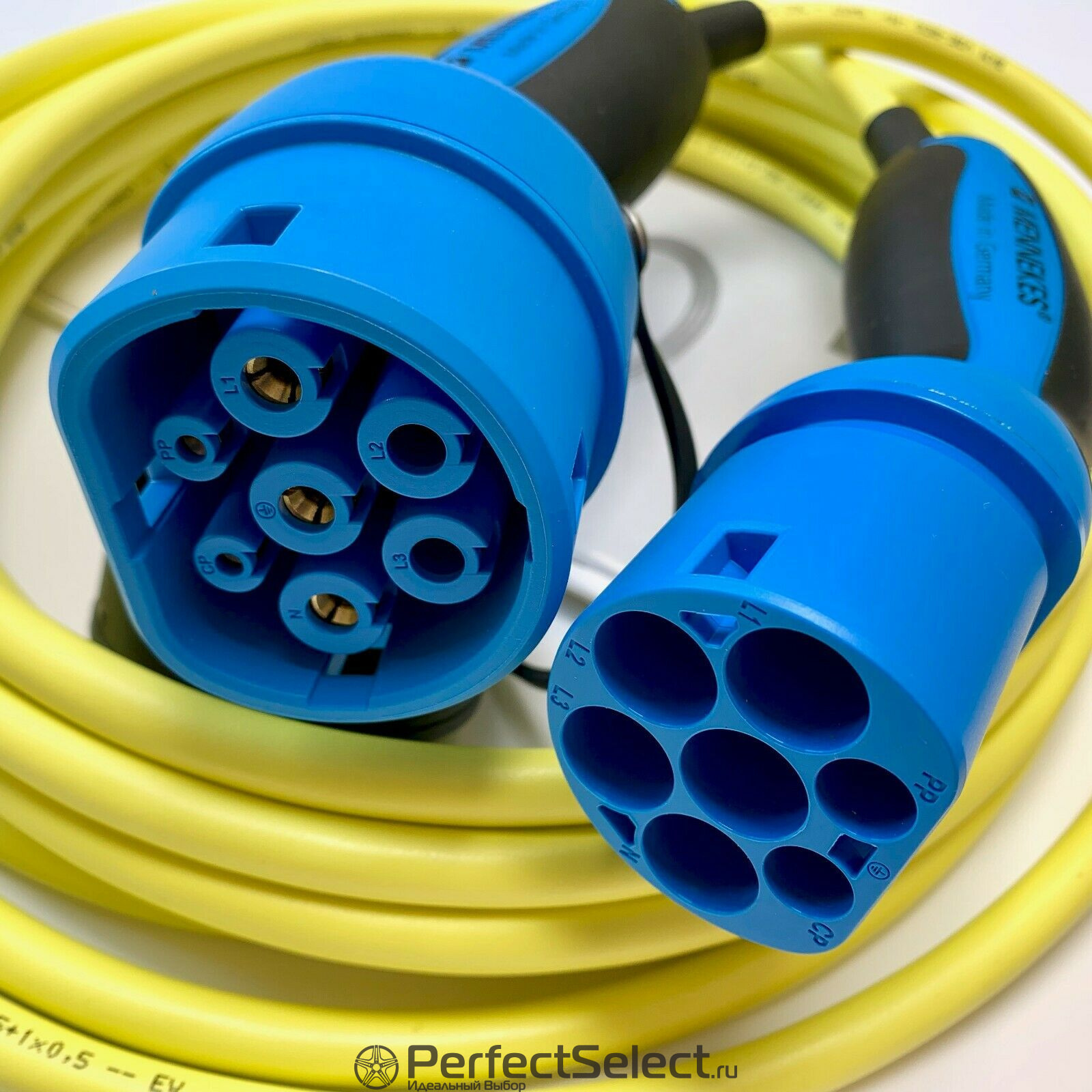 Заряд. кабель для настен. заряд. устр., и общественных заряд. станций типа 2 (режим 3, 1-фазный)